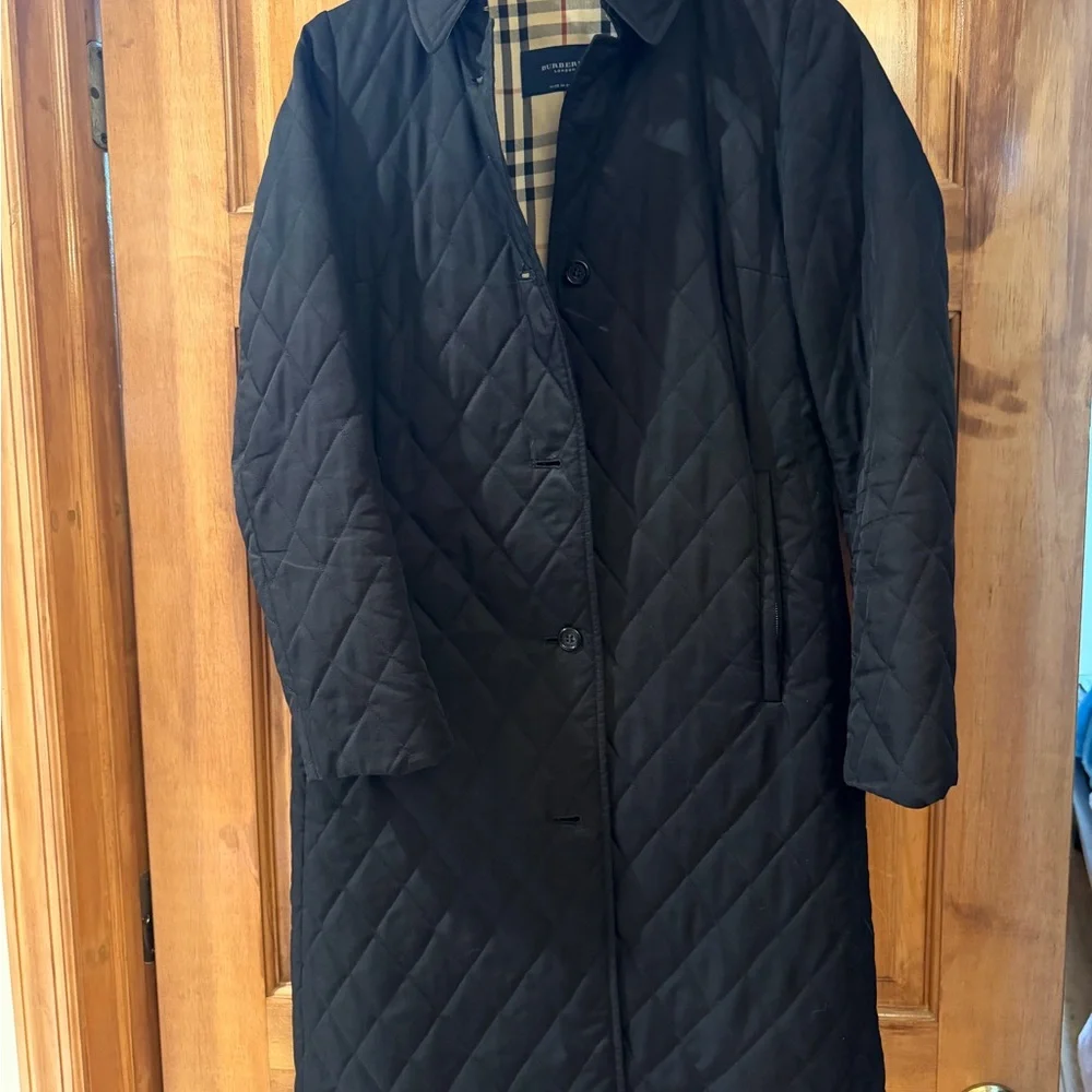 Burberry Black Quilted Puffer Long Jacket - Picture 5 of 13
